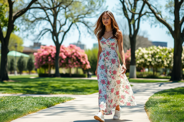 locusnetwerk.nl | Hoe je een lange rok kunt dragen met sneakers voor een casual look