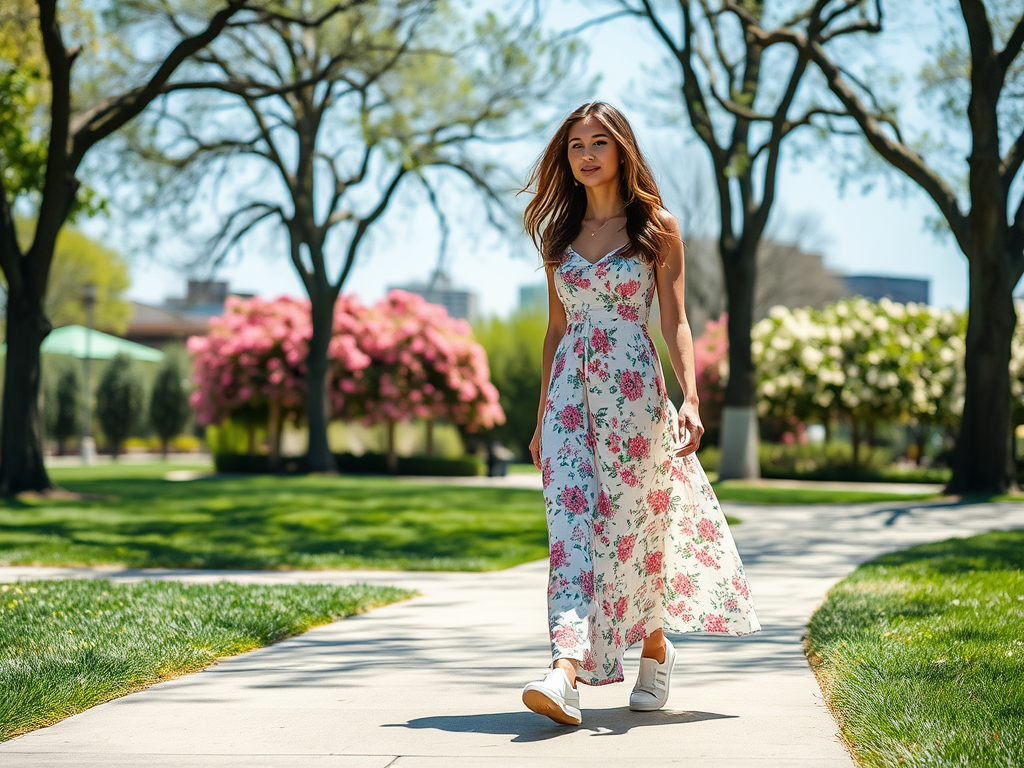 locusnetwerk.nl | Hoe je een lange rok kunt dragen met sneakers voor een casual look