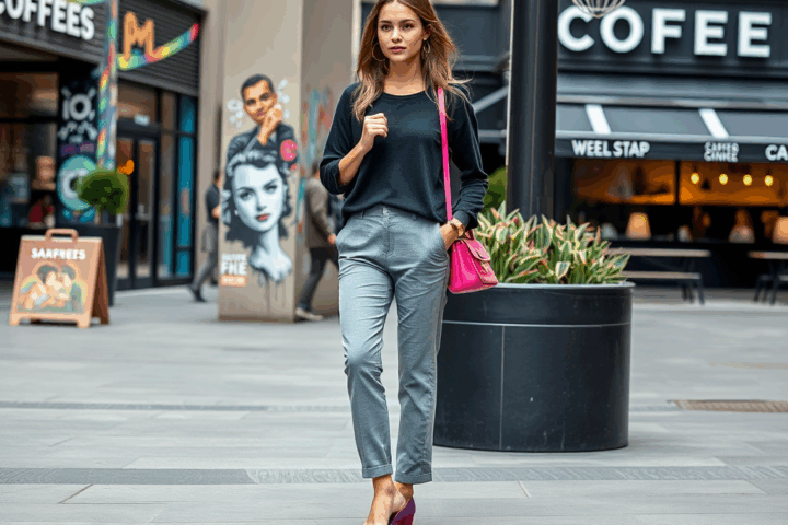 locusnetwerk.nl | Gespot: Grijze broek combineren? Met deze kleuren doe je dat